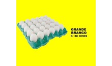 BANDEJA COM 30 OVOS GRANDE BRANCO